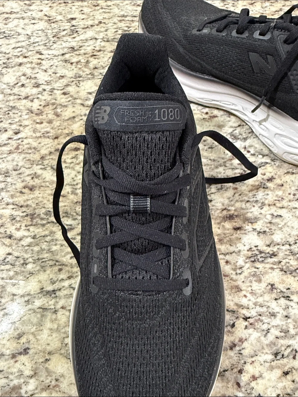New Balance Fresh Foam X 1080 v13 Womens 7.5 Black Running Walking Shoes Comfort